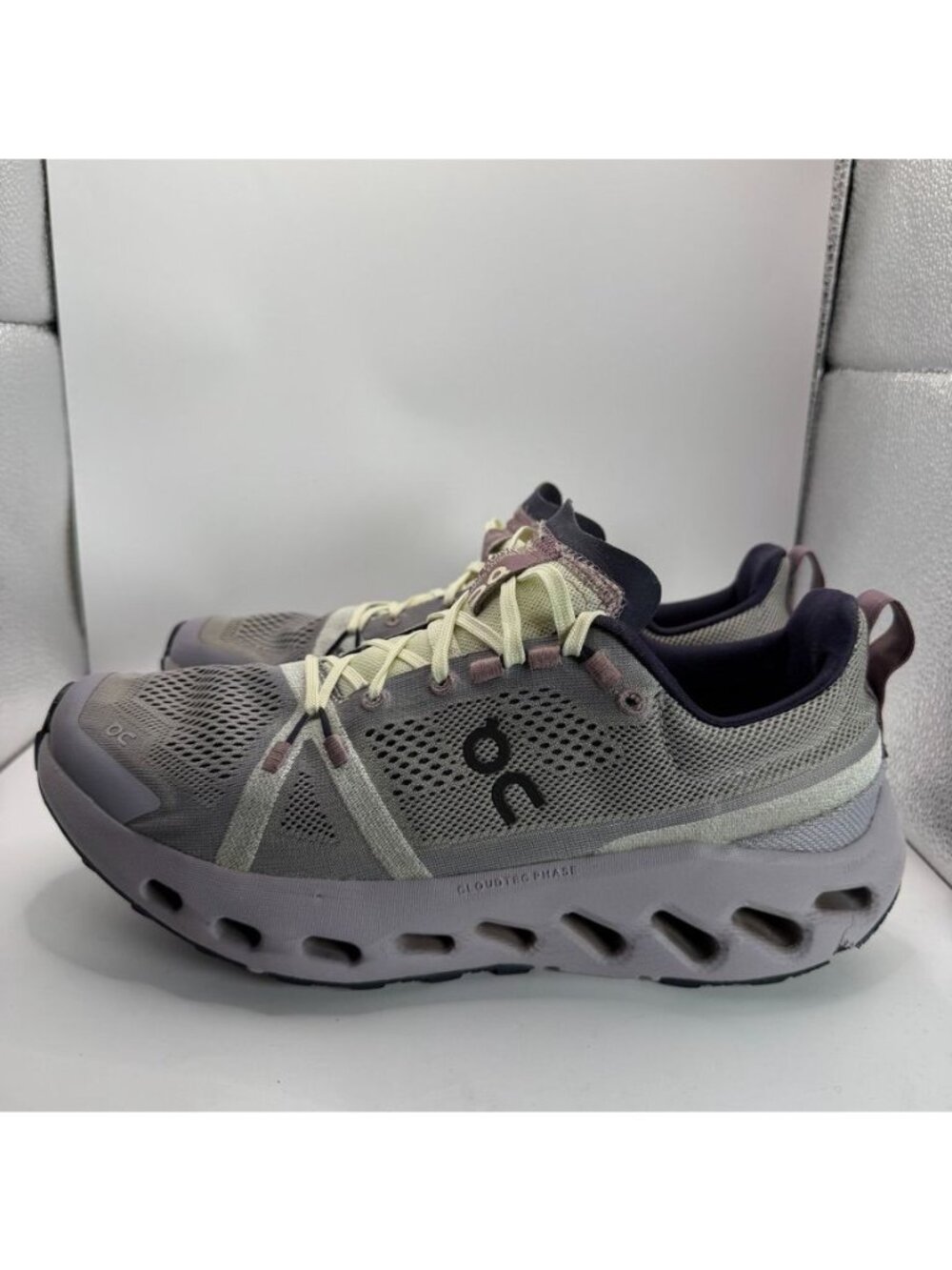 On CloudTec Phase Running Shoes Womens US 10 Gray & Purple Lightweight Athletic - Picture 4 of 8